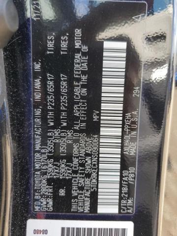 2022 TOYOTA SIENNA LE - 5TDKRKECXNS090064