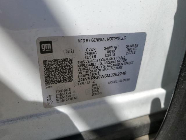 2021 CHEVROLET TRAVERSE P 1GNERKKW6MJ252240