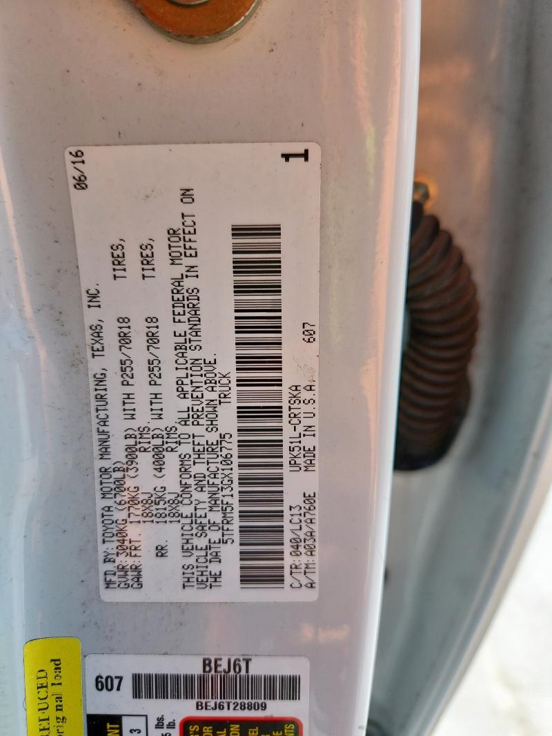 2016 TOYOTA TUNDRA DOU - 5TFRM5F13GX106775