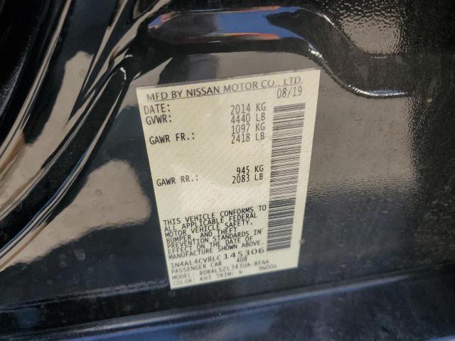 2020 NISSAN ALTIMA SR 1N4AL4CV8LC145306