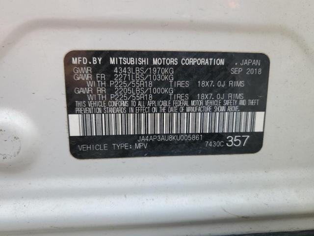 2019 MITSUBISHI OUTLANDER SPORT ES JA4AP3AU8KU005861