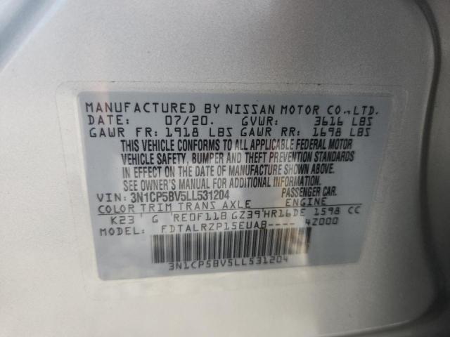 2020 NISSAN KICKS S - 3N1CP5BV5LL531204