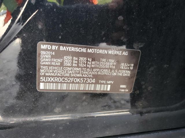 2015 BMW X5 XDRIVE3 5UXKR0C52F0K57304