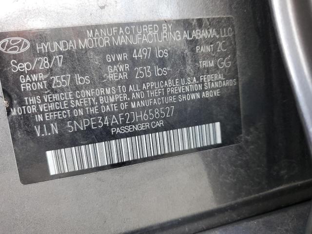 2018 HYUNDAI SONATA SPO 5NPE34AF2JH658527