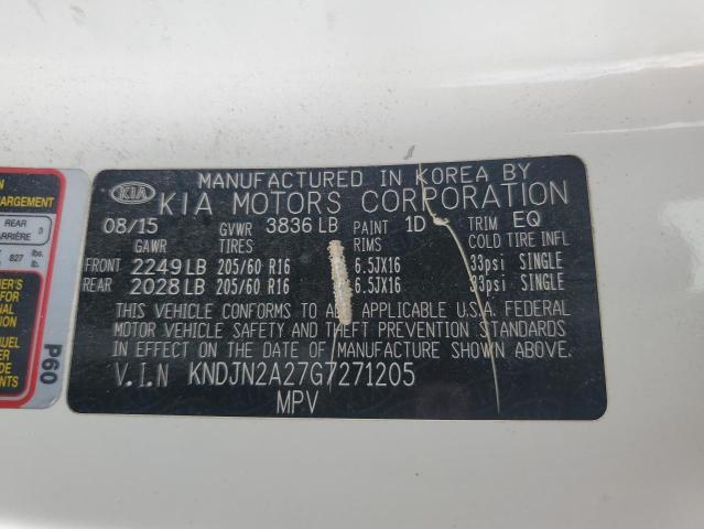 2016 KIA SOUL - KNDJN2A27G7271205