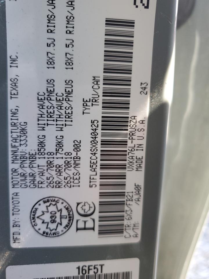 TOYOTA TUNDRA CREWMAX SR5