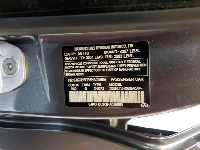 2017 INFINITI QX30 BASE SJKCH5CR3HA025653