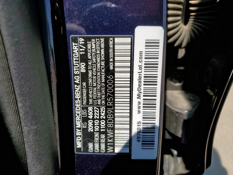 2020 MERCEDES-BENZ C 300 W1KWF8DB9LR570006