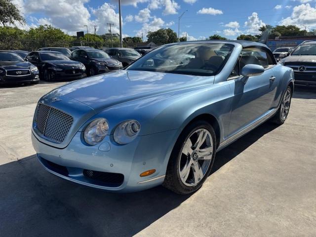 BENTLEY CONTINENTAL GTC 2008 blue  gas SCBDR33W38C051739 photo #1