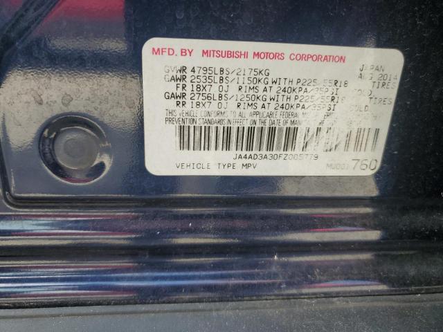 2015 MITSUBISHI OUTLANDER SE JA4AD3A30FZ005779