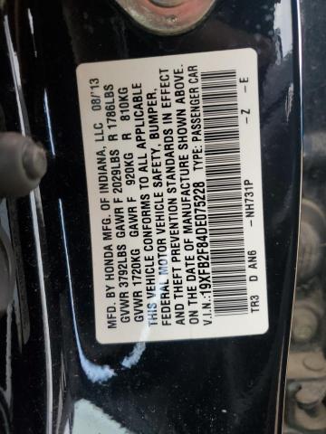 2013 HONDA CIVIC EX - 19XFB2F84DE075228