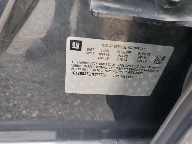 2017 CHEVROLET MALIBU LS 1G1ZB5ST2HF236723