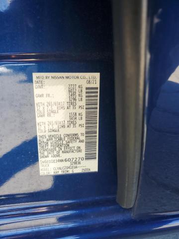 2022 NISSAN FRONTIER S 1N6ED1EJ4NN607270