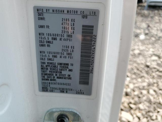 2019 NISSAN NV200 2.5S 3N6CM0KN7KK694222