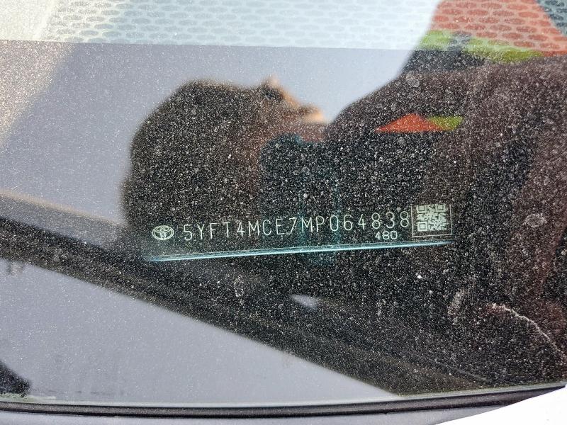 2021 TOYOTA COROLLA XSE 5YFT4MCE7MP064838