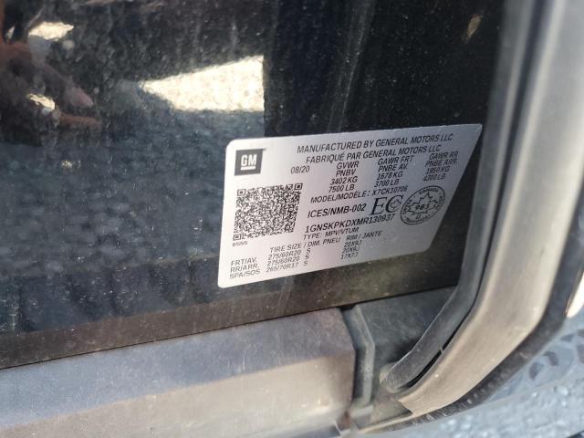 2021 CHEVROLET TAHOE K150 1GNSKPKDXMR130937