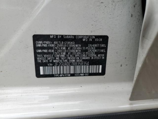 2024 SUBARU CROSSTREK PREMIUM JF2GUADC7R8358354