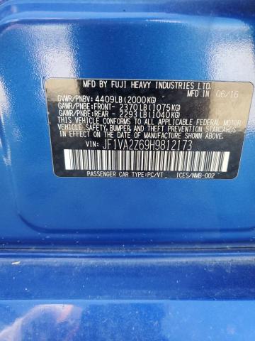 2017 SUBARU WRX STI LI JF1VA2Z69H9812173