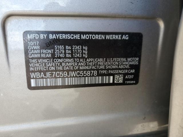 2018 BMW 540 XI WBAJE7C59JWC55878