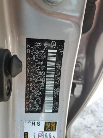 2021 TOYOTA COROLLA LE JTDEAMDE3MJ025734