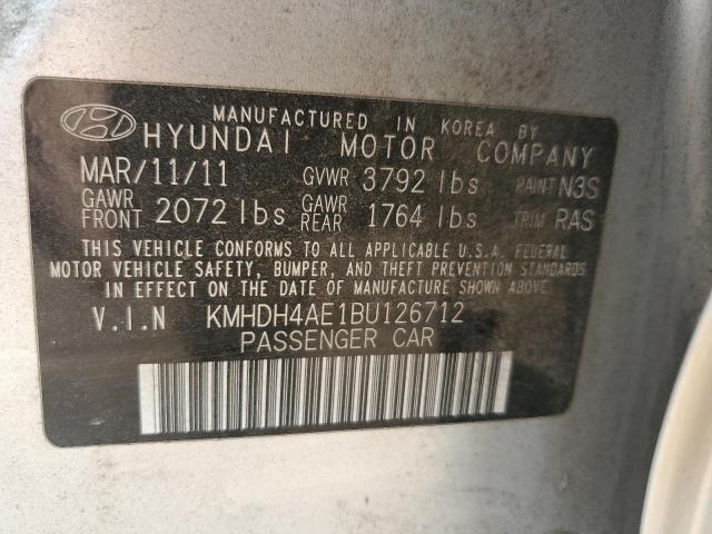 2011 HYUNDAI ELANTRA GLS - KMHDH4AE1BU126712