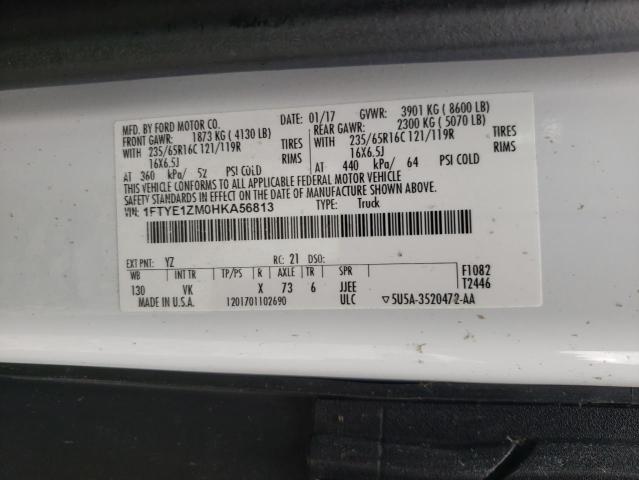 2017 FORD TRANSIT VAN T-150 LO #3290186206