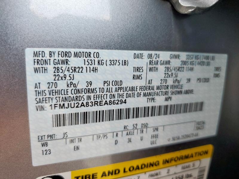 2024 FORD EXPEDITION 1FMJU2A83REA86294