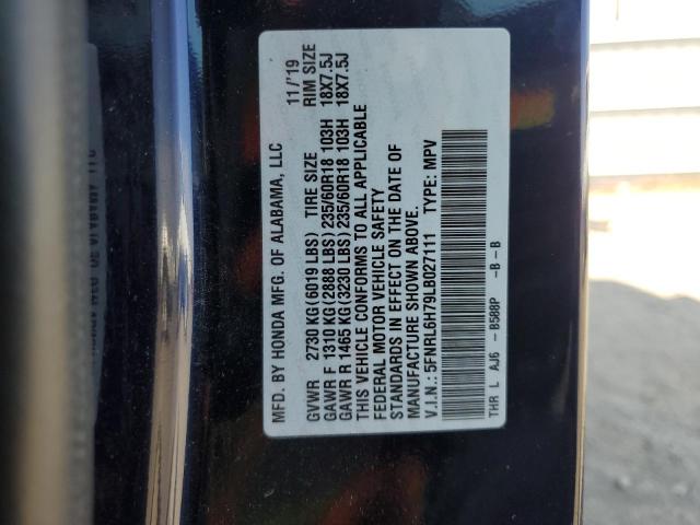 2020 HONDA ODYSSEY EXL - 5FNRL6H79LB027111