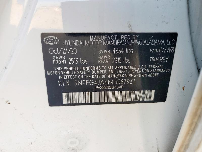 2021 HYUNDAI SONATA SE - 5NPEG4JA6MH087931