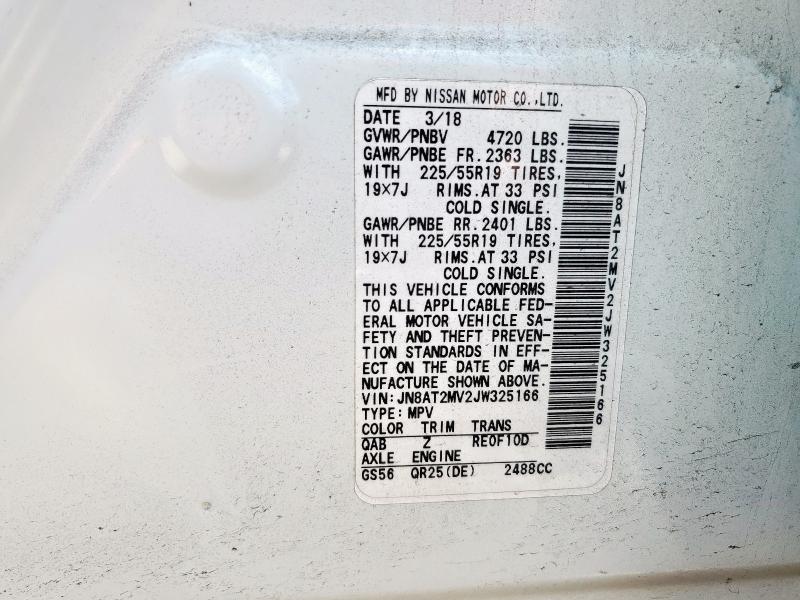 2018 NISSAN ROGUE S - JN8AT2MV2JW325166
