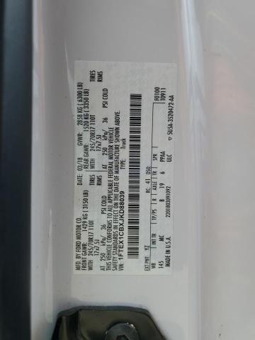 2018 FORD F150 SUPER 1FTEX1CBXJKD88039