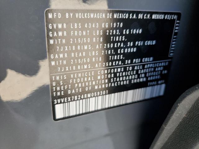 2024 VOLKSWAGEN TAOS SE 3VVEX7B24RM059301