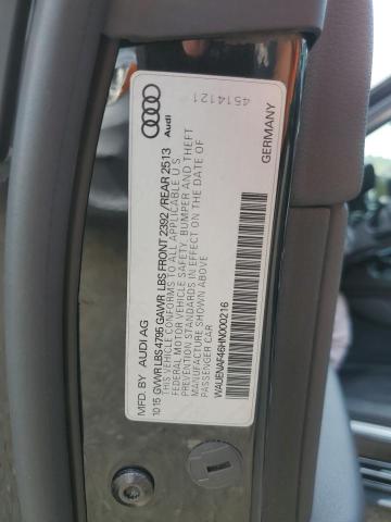 2017 AUDI A4 PREMIUM WAUENAF46HN000216
