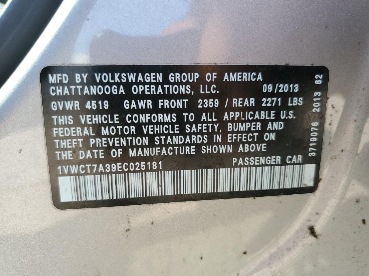 VOLKSWAGEN PASSAT SEL