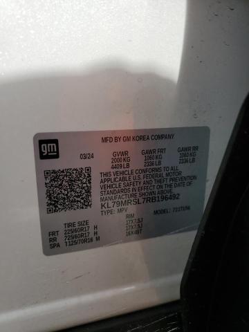 2024 CHEVROLET TRAILBLAZER LT KL79MRSL7RB196492