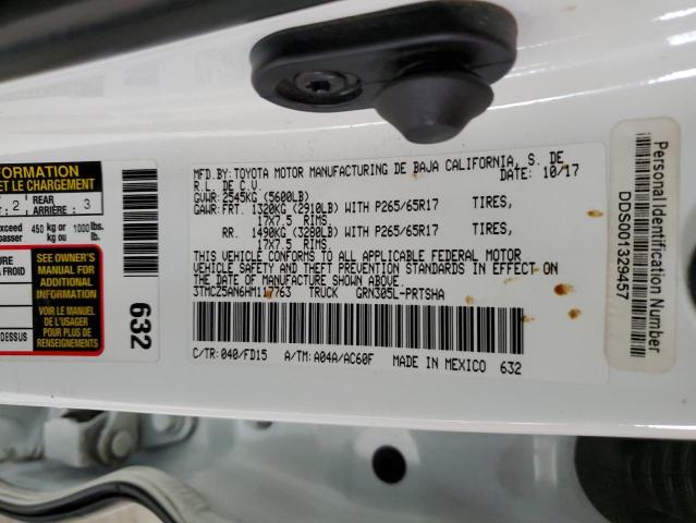 2017 TOYOTA TACOMA DOU 3TMCZ5AN6HM117763