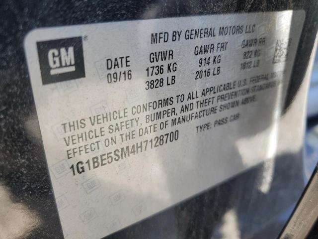 2017 CHEVROLET CRUZE LT 1G1BE5SM4H7128700