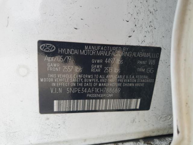 2019 HYUNDAI SONATA LIM 5NPE34AF1KH788669