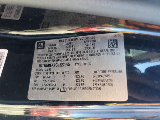2016 GMC CANYON 1GTH5BEA9G1327695