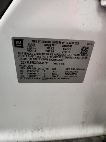 2016 CHEVROLET EQUINOX LT - 2GNFLFEK7G6131711