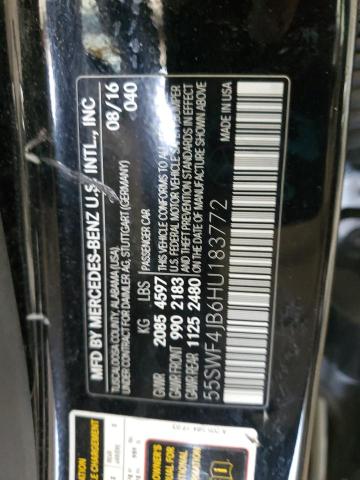 2017 MERCEDES-BENZ C 300 55SWF4JB6HU183772