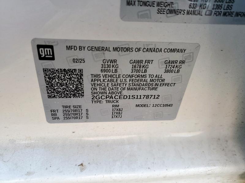 2025 CHEVROLET SILVERADO #3297340741