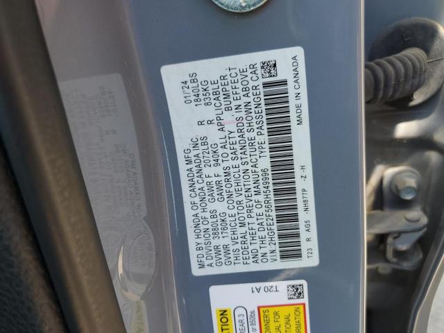 2024 HONDA CIVIC SPORT 2HGFE2F56RH549996