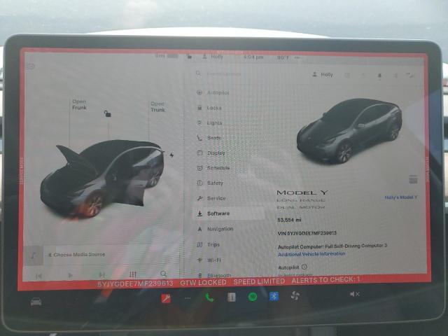 2021 TESLA MODEL Y 5YJYGDEE7MF239613