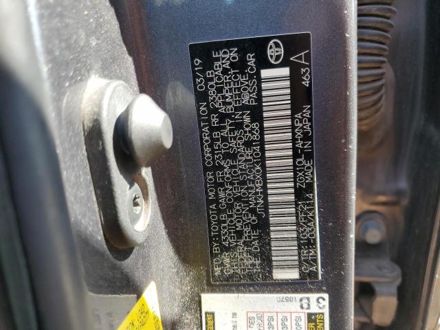 2019 TOYOTA CHR JTNKHMBX0K1041868