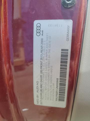 2018 AUDI A5 PREMIUM WAUYNGF51JN000848