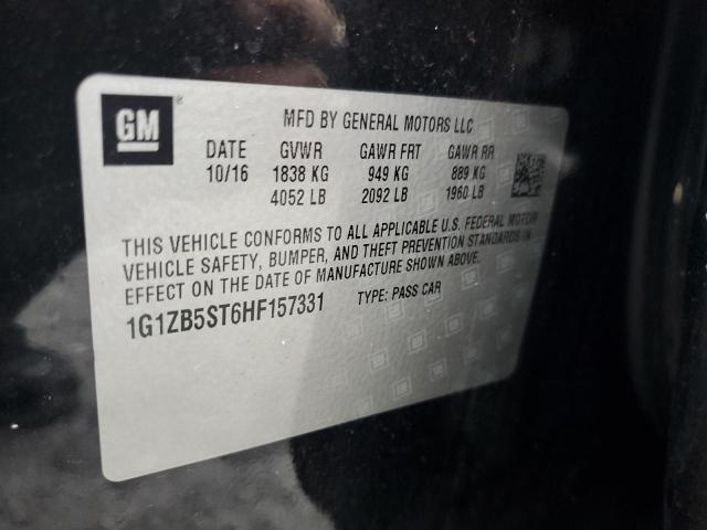 2017 CHEVROLET MALIBU LS 1G1ZB5ST6HF157331