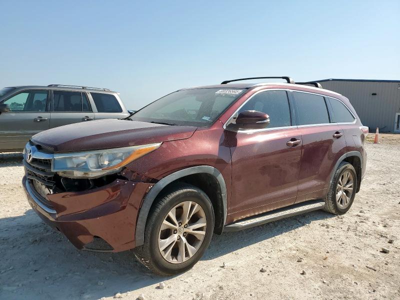 2015 TOYOTA HIGHLANDER XLE 5TDKKRFH7FS049058
