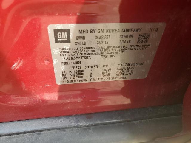 2019 BUICK ENCORE PREFERRED KL4CJASB9KB795176