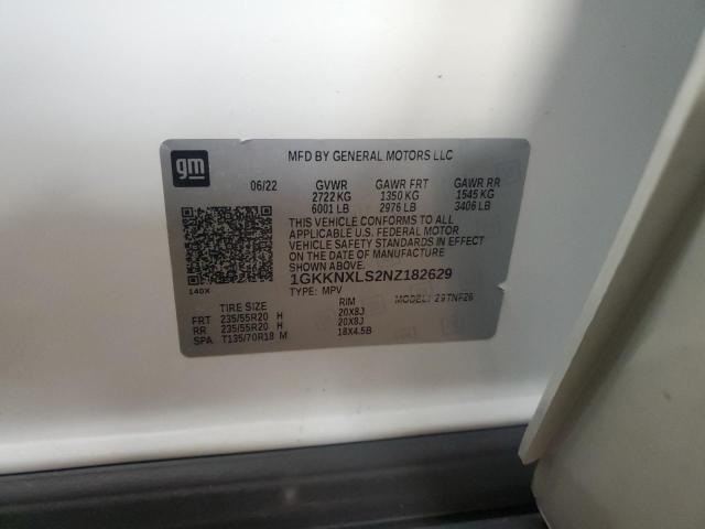 2022 GMC ACADIA DEN 1GKKNXLS2NZ182629